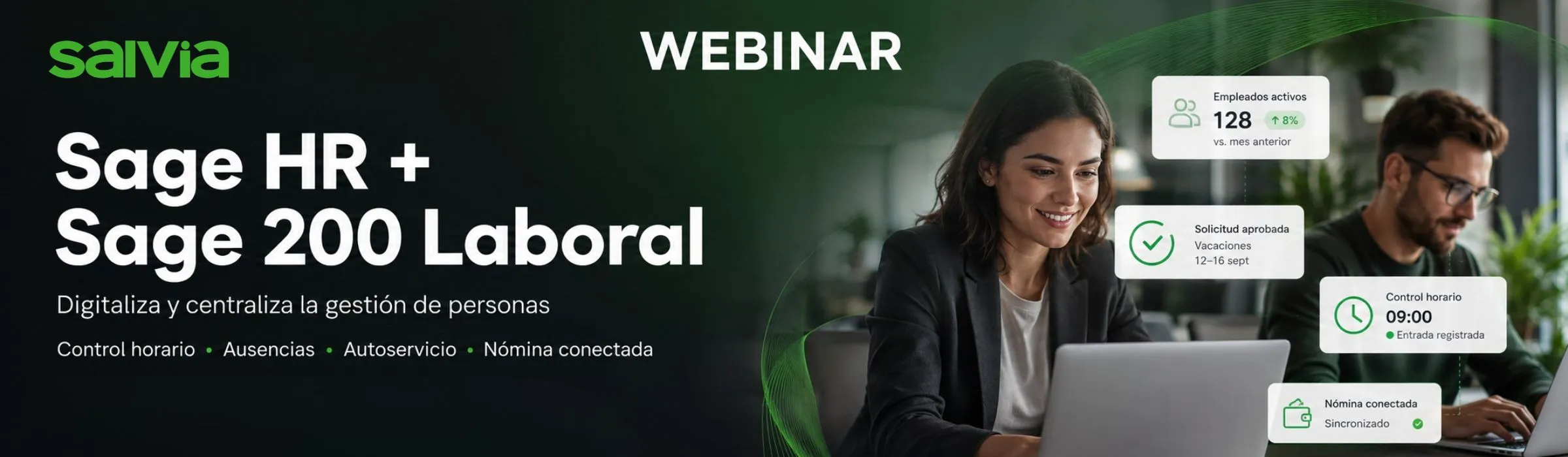 Sage HR, integrado con Sage 200 Laboral, puede ayudarte a digitalizar y centralizar la gestión de tus recursos humanos, conectando la información laboral y de tus empleados en un entorno más ágil