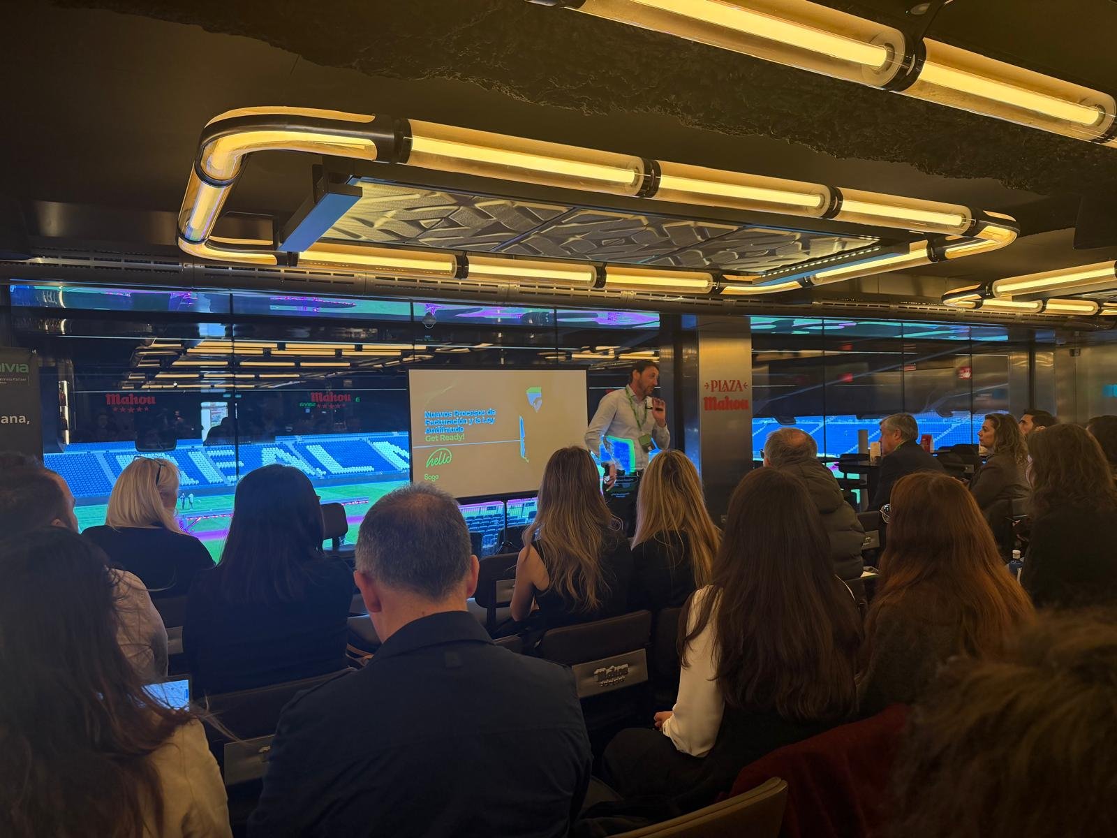 Ponencia de Salvia365 en el Santiago Bernabéu